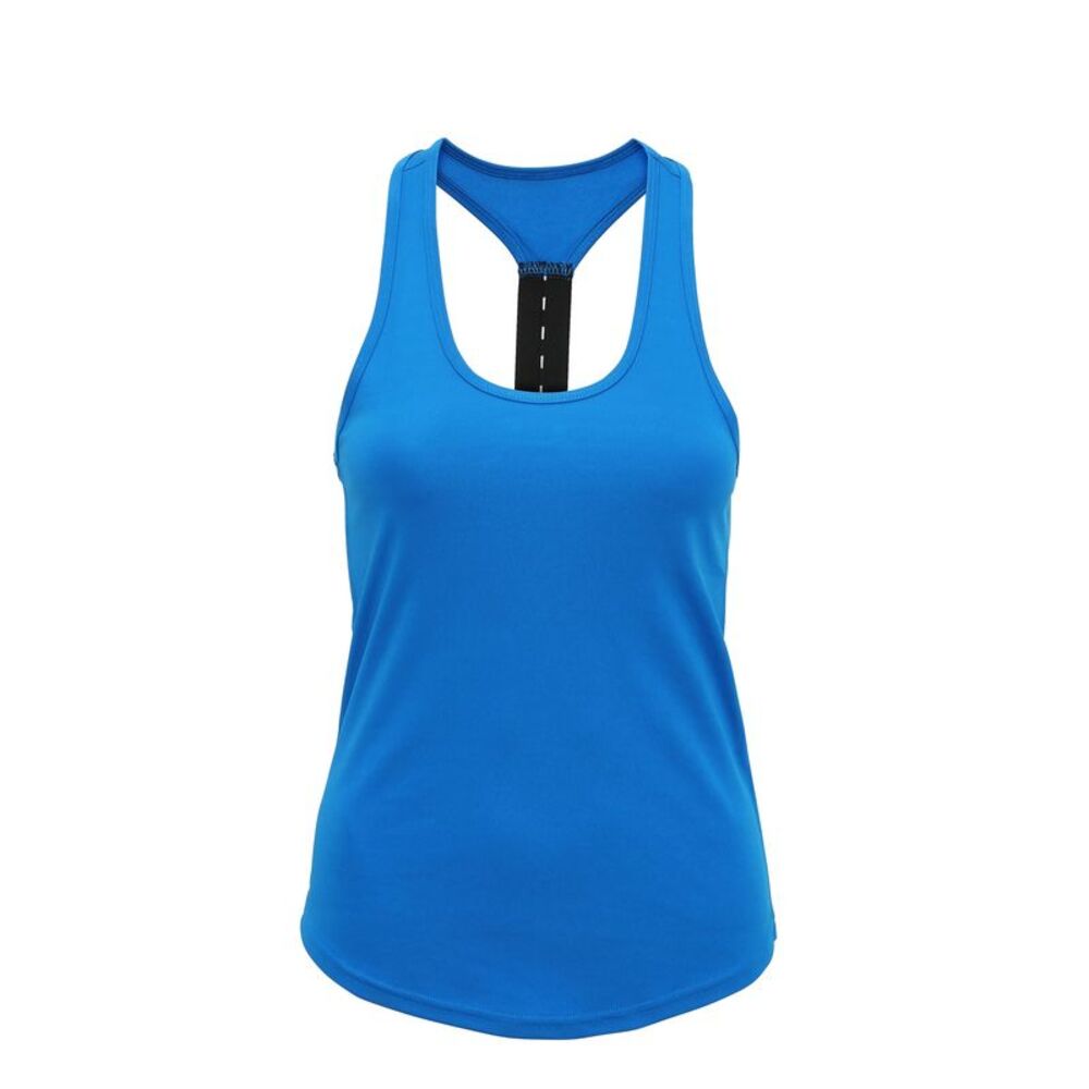 Tri Dri Womens/Ladies Performance Strap Back Tank Top / Sapphire